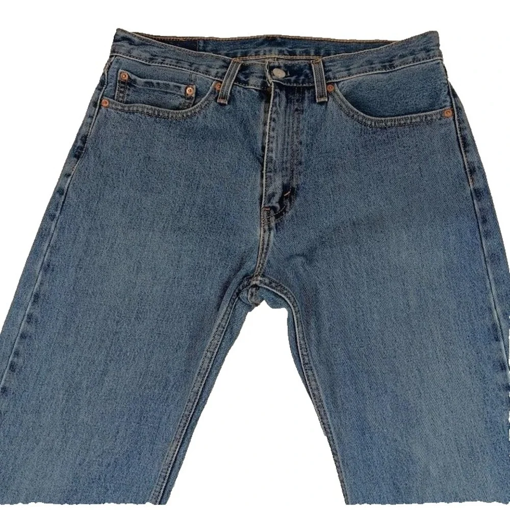 Levis‎ 505 Jeans Mens 34x30 Blue Denim Classic Straight Leg Medium Wash Pants